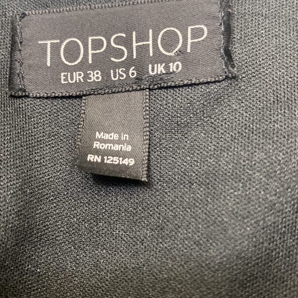 Top Shop Sparkling Silver Wrap Dress - Picture 8 of 9